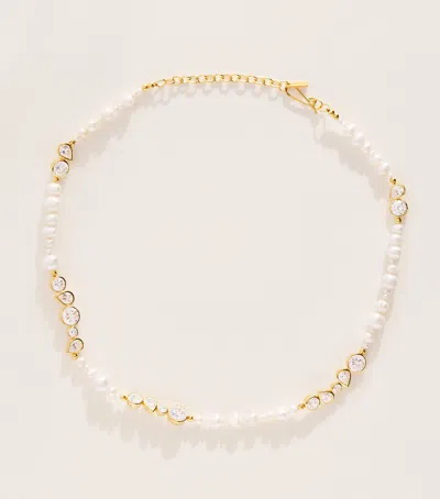 Completedworks Gold-plated Freshwater Pearl Glitch Choker