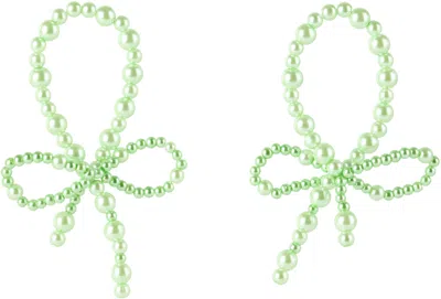 Completedworks グリーン L30 フェイクパール ナプキンリング セット In Green