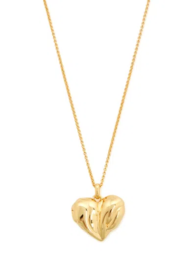 Completedworks Heart 18kt Gold-plated Locket Necklace