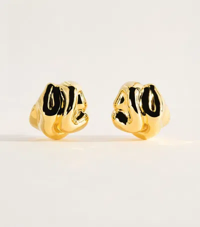 Completedworks Irregular Stud Earrings In Gold