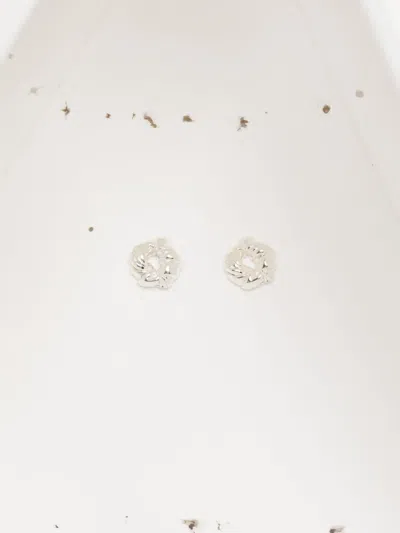Completedworks Jetty Textured Earrings In Metallic
