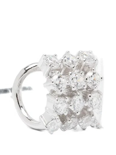 Completedworks Juggernaut Zirconia-embellishment Ear Cuff In Burgundy