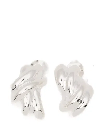 Completedworks Kettle Knot Earrings In Green