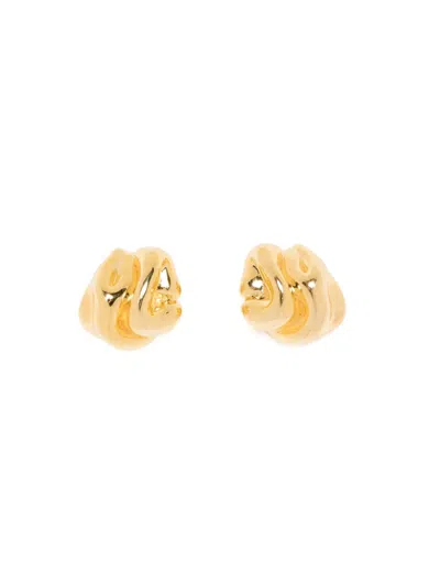 Completedworks Knoll Knotted Earrings In Gold