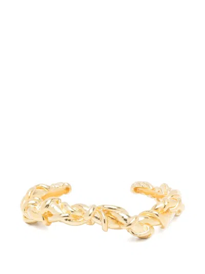 Completedworks Knot-detail Bracelet In Gold