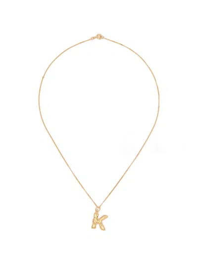Completedworks K-pendant Necklace In Gold