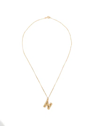 Completedworks N-initial Pendant Necklace In Purple