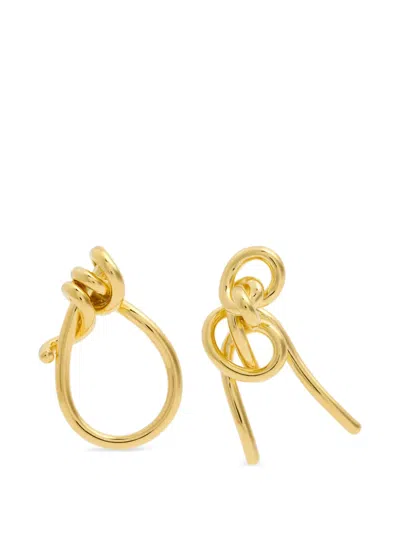 Completedworks Notsobig Knot Drop Earrings In Gold