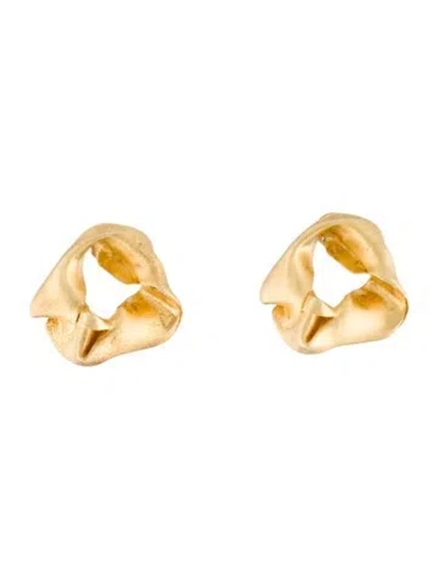 Pre-owned Completedworks 'notsobig Scrunch' Stud Drop Earrings In Multicolor