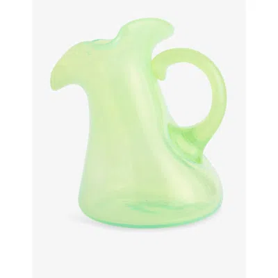 Completedworks Notsobig Thaw Small Glass Jug Acid Green