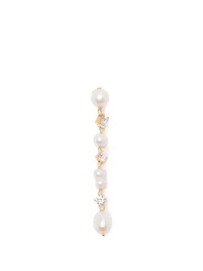 Completedworks Pearl Drop Earrings In Gray