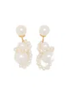 Completedworks Pearl-drop Earrings In White