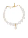 Completedworks Pearl Pendant Bracelet In Gold