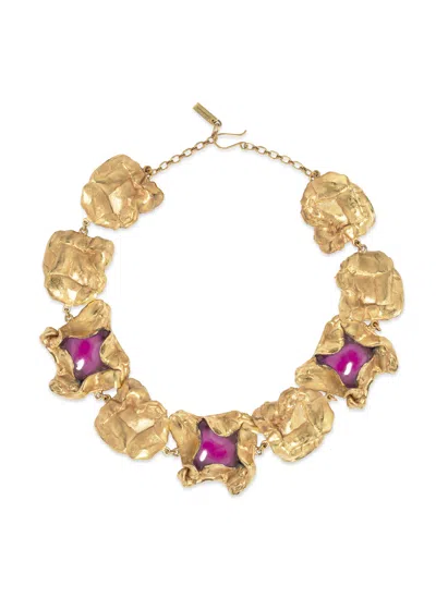 Completedworks Resin And 18kt Gold-plated Necklace