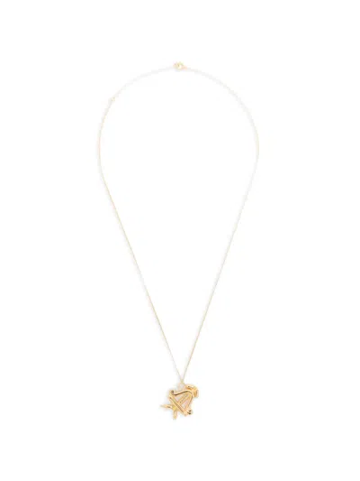 Completedworks Sagittarius Zodiac-balloon Necklaces In Gold
