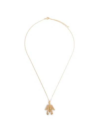 Completedworks Scorpion-pendant Necklace In Gold