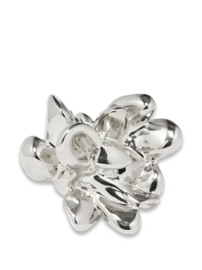 Completedworks Sculptural Statement Ring In Silber