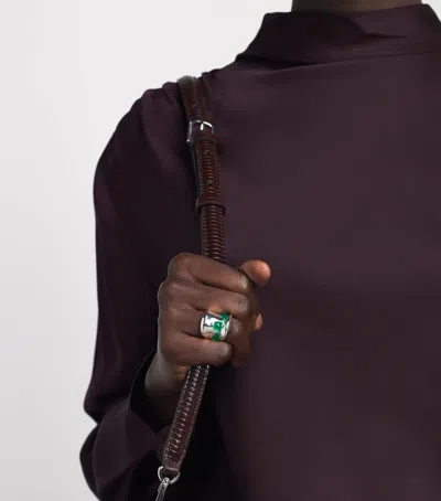 Completedworks Silver-plated Cobblestones Cocktail Ring