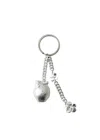 Completedworks Silver-plated Keyring In Silver