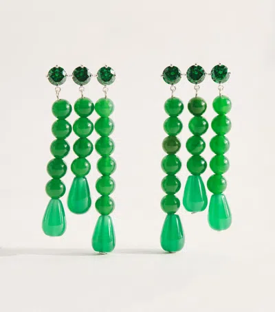 Completedworks Silver-plated Weeping Willow Drop Earrings