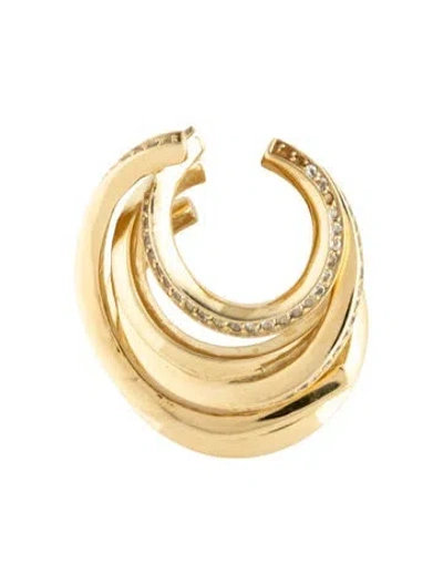 Pre-owned Completedworks Stone Embellished Ear Cuff In Clear