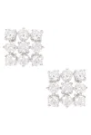 Completedworks Stud Earrings In Rhodium