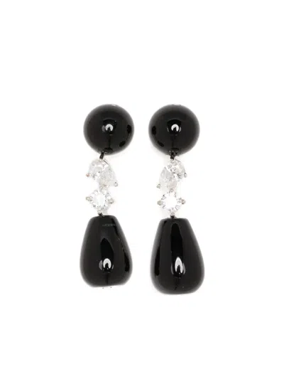 Completedworks Tarn Drop Earrings In Black
