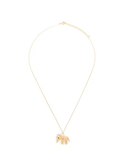 Completedworks Taurus Zodiac Balloon Necklace In Gold