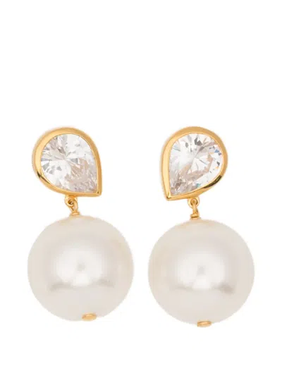 Completedworks Temporal Anomaly Earrings In Red