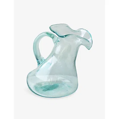 Completedworks Thaw Large Glass Jug Clear In Green