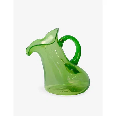 Completedworks Thaw Large Glass Jug Leaf Green