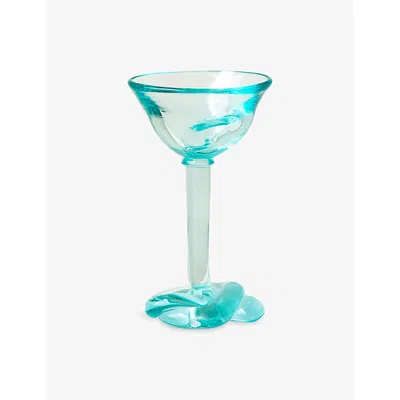 Completedworks Thaw Martini Glass Clear In Blue
