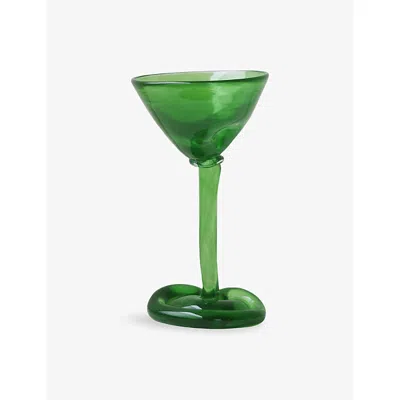 Completedworks Thaw Martini Glass Leaf Green