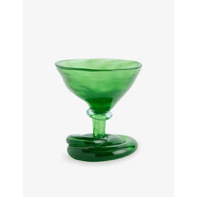 Completedworks Thaw Martini Glass Leaf Green
