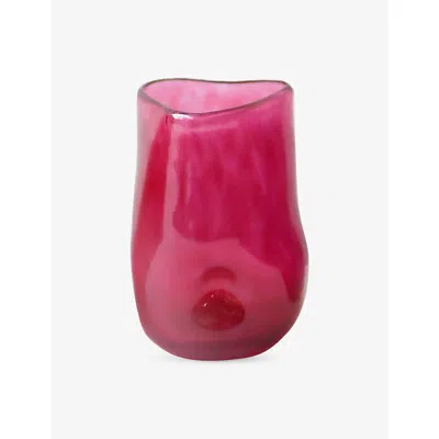 Completedworks Thaw Tall Glass Tumbler Magenta In Pink