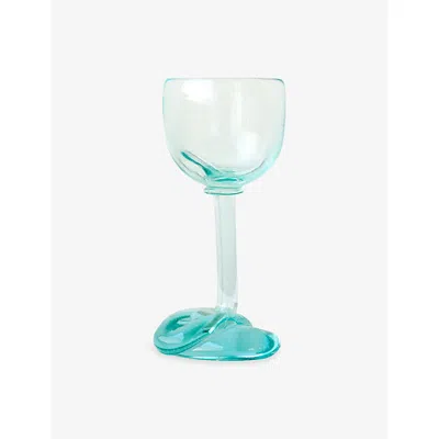 Completedworks Thaw Wine Glass Clear In Blue