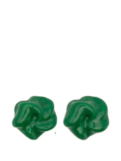 Completedworks The Depths Of Time Twisted Earrings In Brown