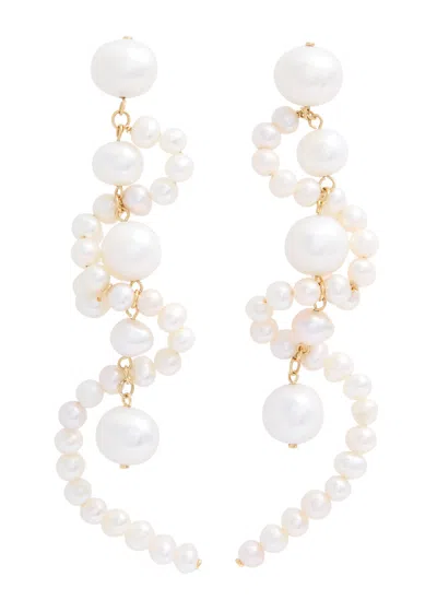 Completedworks The Mist Pearl Drop Earrings