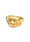 Completedworks Thread 18kt Gold Vermeil Ring In Gold