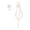 Completedworks Thread Earrings In Silver