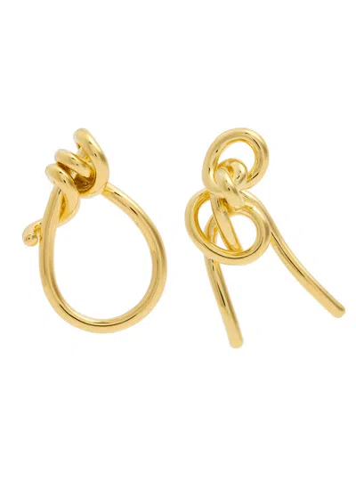 Completedworks Thread Ii Asymmetric 18kt Gold Vermeil Earrings