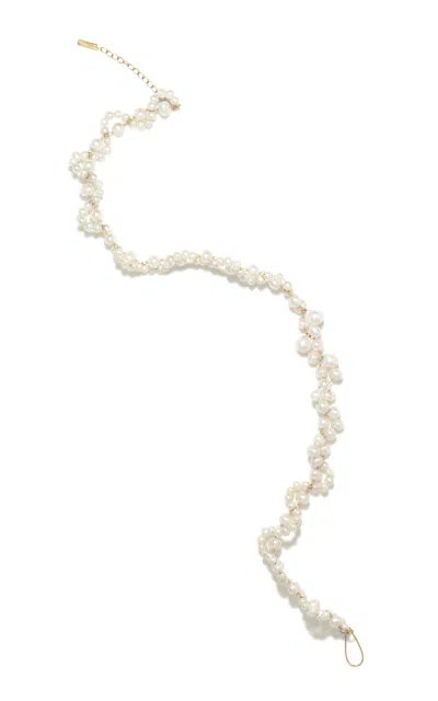 Completedworks Tide Pearl Necklace In Metallic