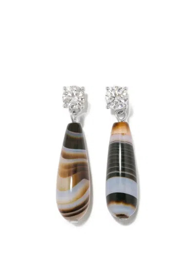 Completedworks Trace Of The Infinite Drop-design Earrings In Multi