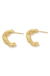 Completedworks Tumbled Hoop Earrings In Gold