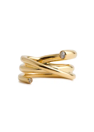Completedworks Twisted 18kt Gold Vermeil Ring