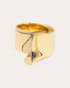 Completedworks Women's Peak 18k Gold-plated Ring In Gold