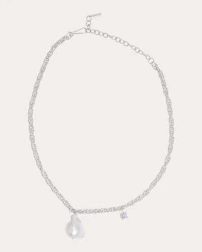 Completedworks Women's Baroque Pearl Necklace In White