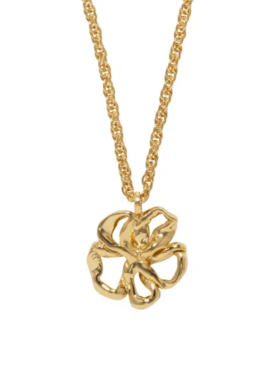 Completedworks Women's Flower Pendant Necklace Gold