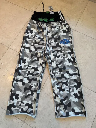 Pre-owned Complexcon X Murd333r Fm New Complexcon Murder Fm Greedy Unit Sweatpants In White Camo
