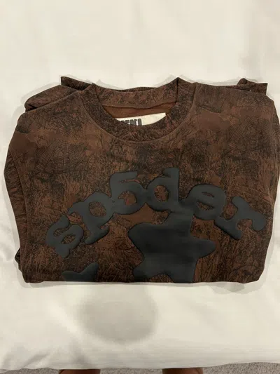 Pre-owned Complexcon X Spider Worldwide Sp5der Beluga Real Tree Camo ...